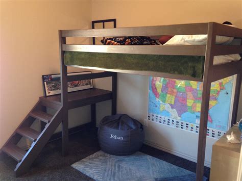 Camp Loft Bed Modified Height Ana White