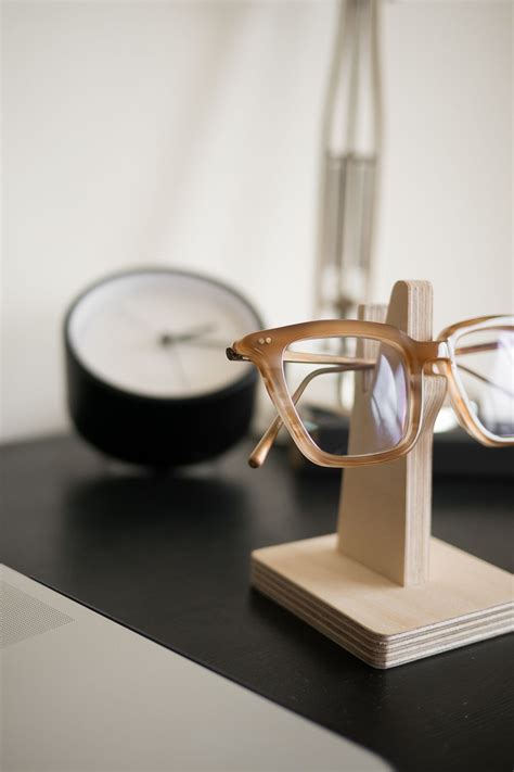an understated eyeglass holder to store your spectacles on your work desk in the office or your