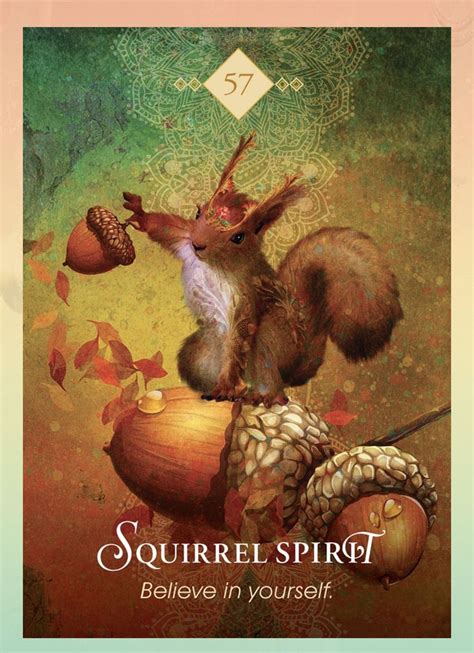 Squirrel Spirit Animal Oracle Spirit Animal Totem Spirit Animal