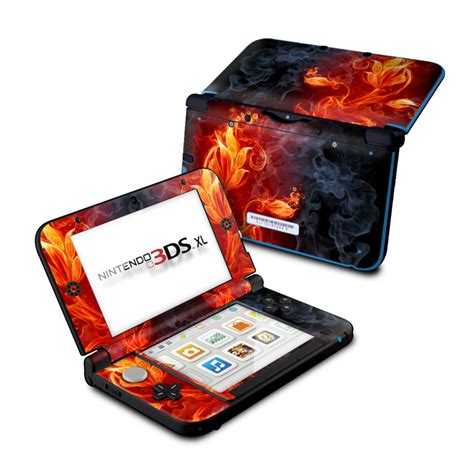 Nintendo 3ds Xl Skin Flower Of Fire By Gaming Decalgirl