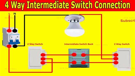 Intermediate Switch Wiring Connection Diagram 4 Way Switch Wiring