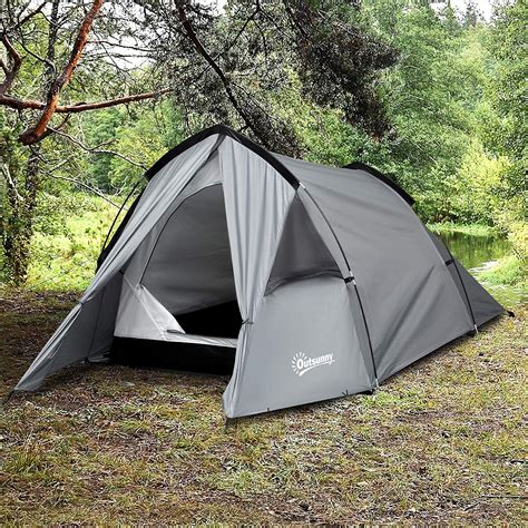 1 2 Adult Camping Tent With Double Layer Shelter