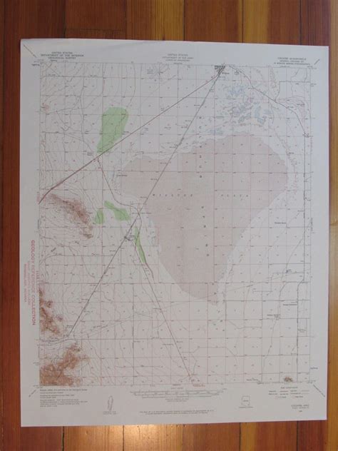 Cochise Arizona 1959 Original Vintage Usgs Topo Map 1959 Map