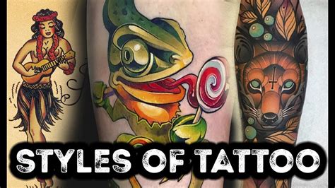 Old Schoolnew Schoolneo Traditional Tattoo Tattoo Styles Youtube