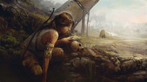 Wallpaper 5332x3000 Px Action Adventure Croft Fantasy Lara