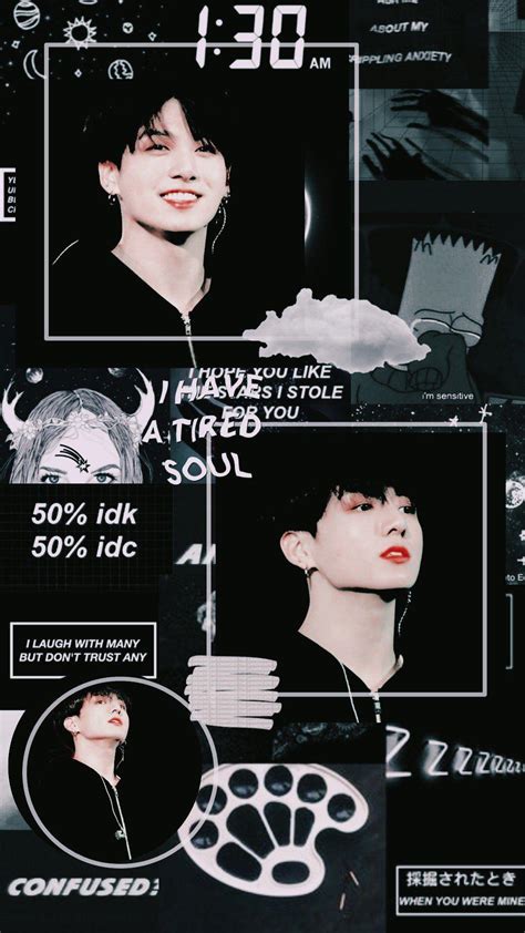 Foto bts, bts photo, bts blackpink, v video, v bts wallpaper, · foto btsbts photobts blackpinkv . Jungkook Black Aesthetic Wallpapers - Wallpaper Cave