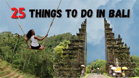 Discover 25 Amazing Things To Do In Bali Indonesia Youtube