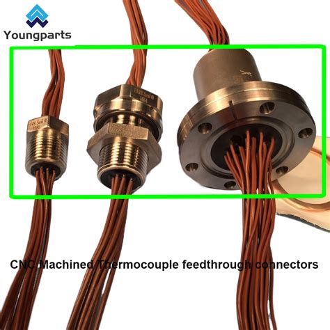 Youngparts Cnc Machined Stainless Part Hermetic Connectors Feedthrough