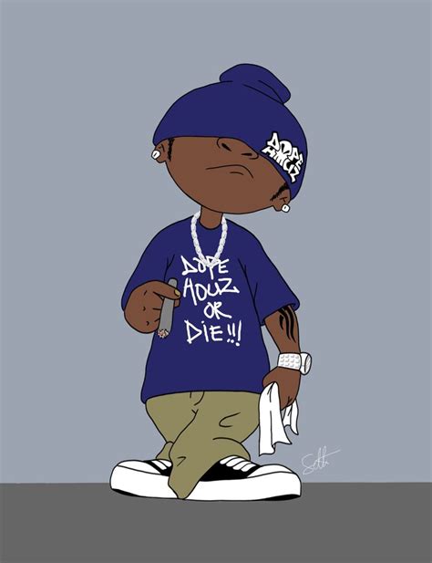 Hiphop Cartoon Arte De Rua Desenhos De Gangster Desenho Hippie