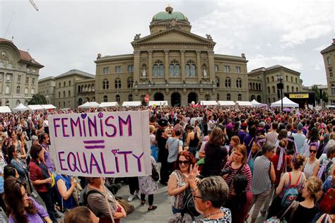 Switzerland Womens Strike Thousands Walk Out To Protest Inequality Vox