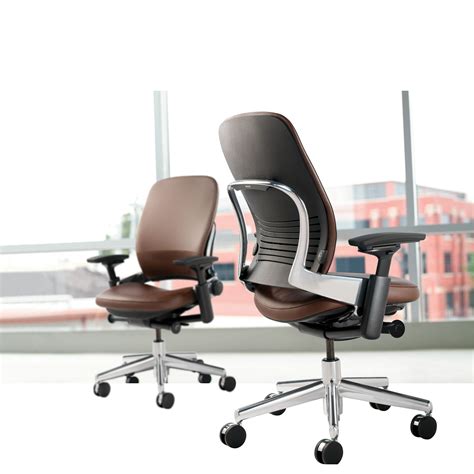 Steelcase Office And Desk Chairs Steelcase Leap Used Leather Task Chair