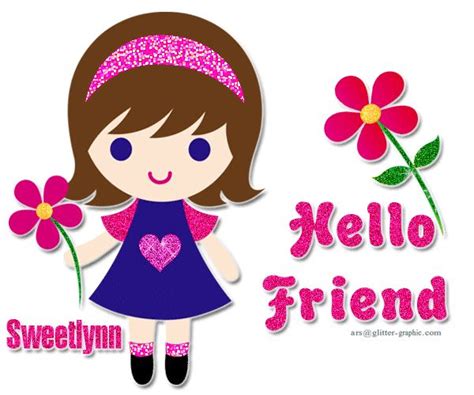 Hello Glitter Graphics Glitter Text Personal Sweetlynn Hello