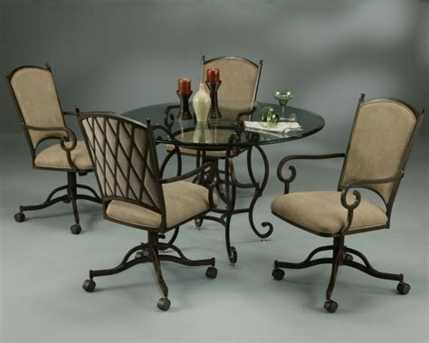 Amazon's choice for kitchen chairs casters. Elegant Kitchen Table With Rolling Chairs Pics | Chair Design