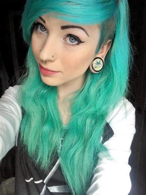 100 Labret Piercings Ideas And Faqs Ultimate Guide 2019 Teal Hair