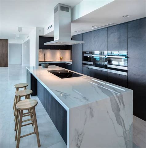 Keep Up With The Waterfall Countertop Trend Looks That Inspire