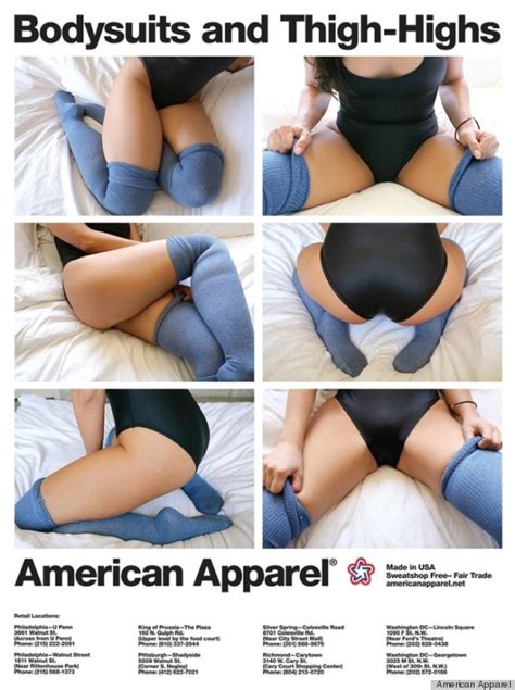 American Apparel Asa On The Outs Again With New Banned Ads Photos