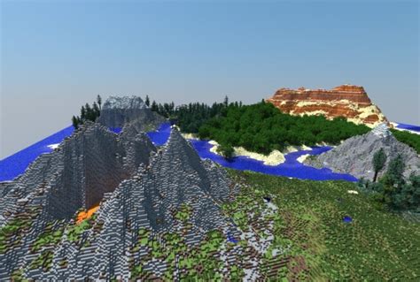 1k By 1k Landscape Map Minecraft Map
