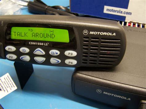 Motorola Cdm 1550 Ls Radio Uhf 450 512 Aam25skf9dp6an For Sale Online