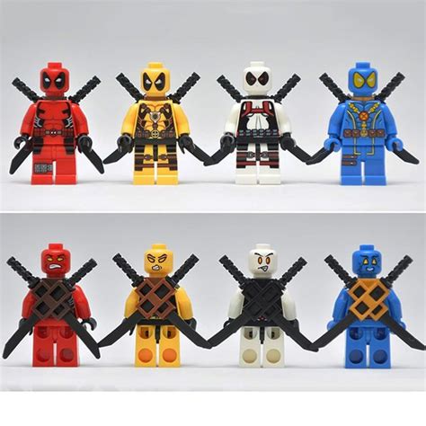 Deadpool Wolverine Xmen Marvel Comic Super Hero Minifigure Lego