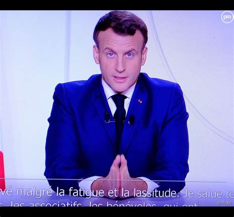 Allocution Demmanuel Macron Vidéo Puremedias