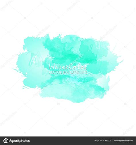 Turquoise Watercolor Splash Turquoise Watercolor Splash — Stock