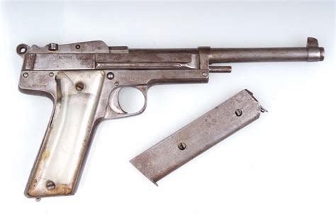 Chinese Warlord Pistol Bayonet Lug Stock Slot 12345618 A 7