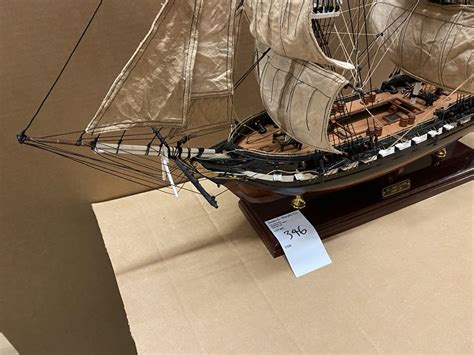 Uss Constitution Ship Model Approx Measure The Size Savy Boat