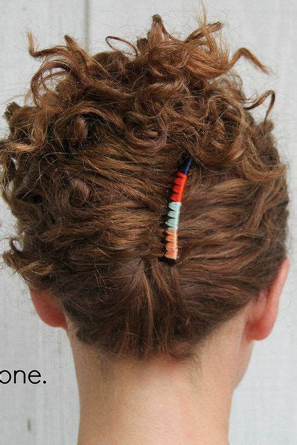 Use A Comb To Create An Easy French Twist Topped With A Sprig Of Curls