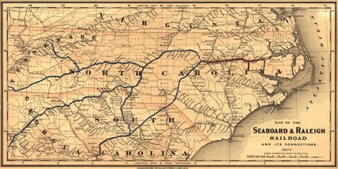 Historic Railroad Map Of The Southern United States 1874 World Maps