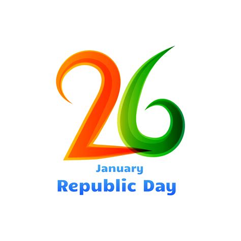 26th Republic Day Celebration Design 458136 Vector Art At Vecteezy