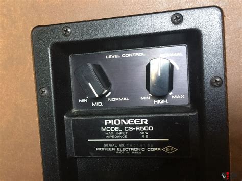 Pioneer Cs R500 Vintage Speakers Photo 1887348 Us Audio Mart