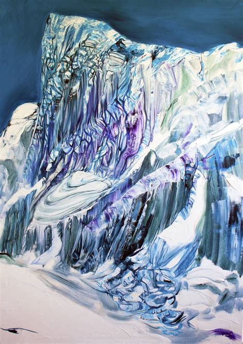 Glacier Painting By Katerina Teresidi Saatchi Art