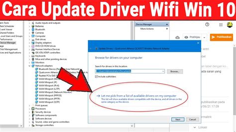 Cara Update Driver Wifi Windows Youtube