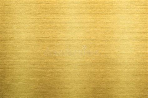 Gold Metal Texture Of Brushed Stainless Steel Plate With The Reflection