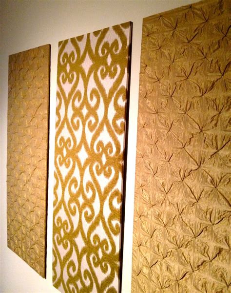 Printed wallpaper would also look great and create the feel of an art piece. Pin by Hillary Prey on Home Ideas | Wall paneling diy, Upholstered walls, Fabric wall panels