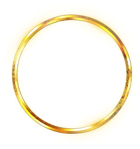 Download Golden Circle Gold Bubble Bright Png And Psd Circle