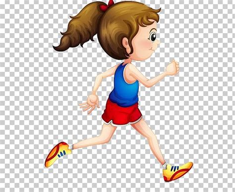Running Girl Png Clipart Arm Baby Girl Ball Beautiful Cartoon