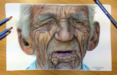 Color Pencil Of An Old Man By Atomiccircus On Deviantart Pencil