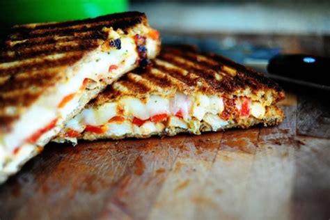 Pepper, chipotle & red wine gravy. Grilled Chicken and Roasted Red Pepper Panini ...
