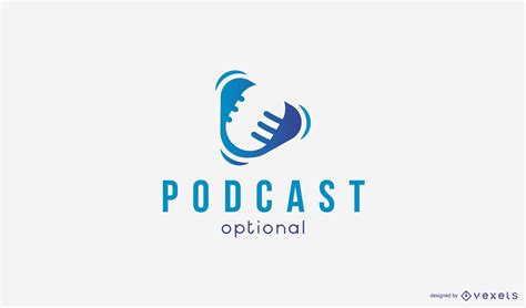 Podcast Logo Template Vector Download