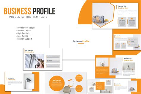 Business Profile Powerpoint Template Creative Powerpoint Templates