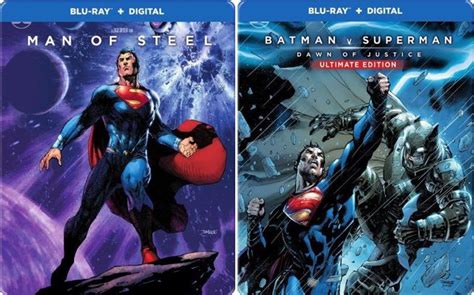 Man Of Steel And Batman V Superman Dawn Of Justice Jim Lee Steelbook