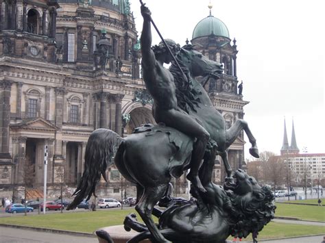 Country Is About To Meet Cityin Europe The Horse And Rider Statue