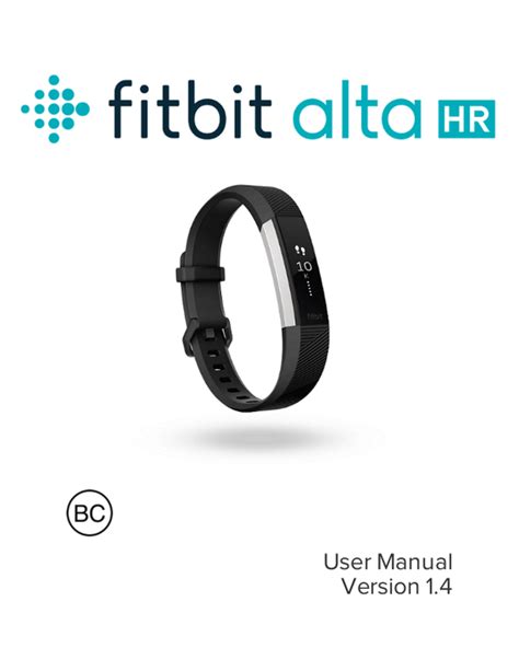 Bedienungsanleitung Fitbit Alta Hr 46 Seiten