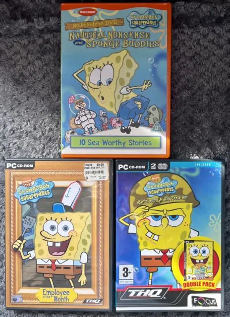 Spongebob Squarepants Nautical Nonsensesponge Buddies Dvd 2 X Pc Cd