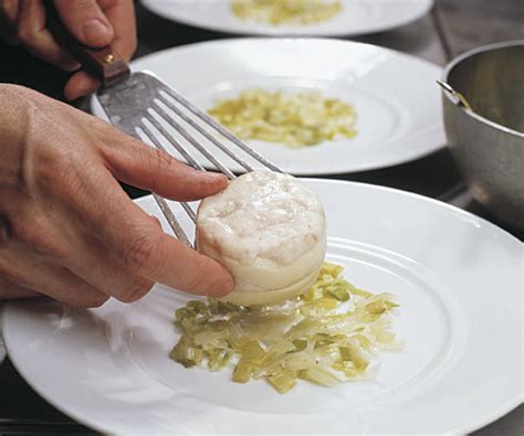 Timbales Of Sole And Scallop Mousseline With Chive Beurre Blanc Recipe