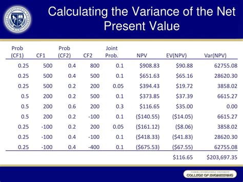 How To Calculate Expected Npv And Standard Deviation Haiper