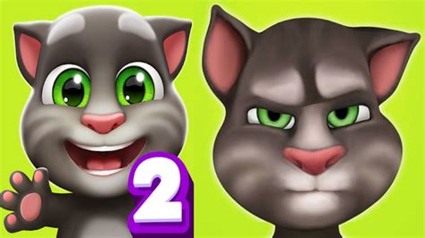 my talking tom 2 vs talking tom game video ios android gameplay walkthrough by outfit7