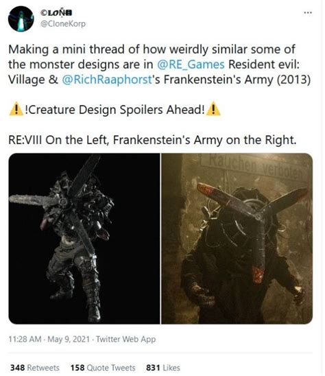 Frankensteins Army Director Resident Evil Village Stole My Monster