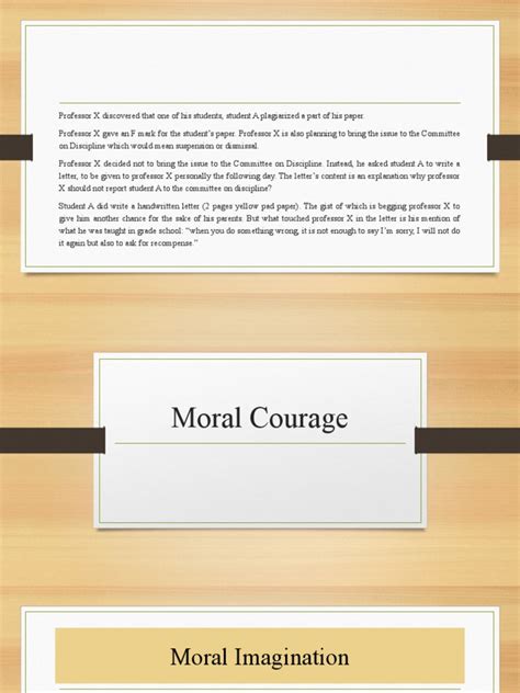 Moral Courage Pdf Courage Morality